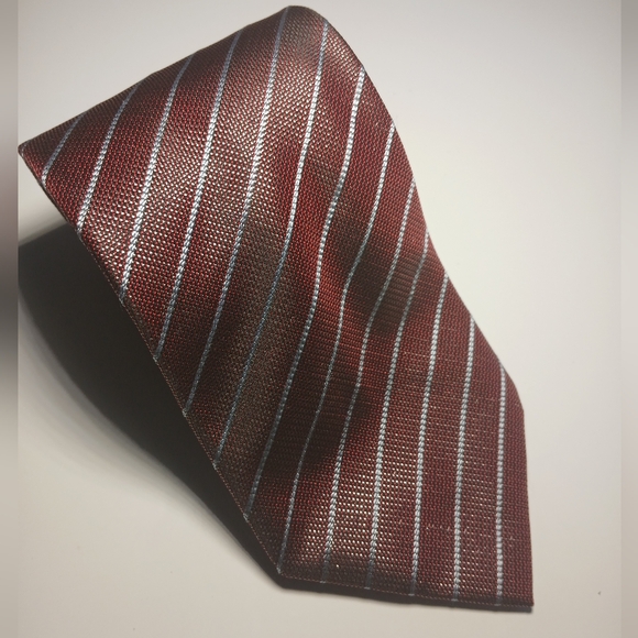 Giorgio Armani Other - Giorgio Armani Red and Gray Striped Tie